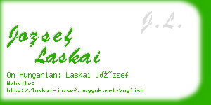 jozsef laskai business card